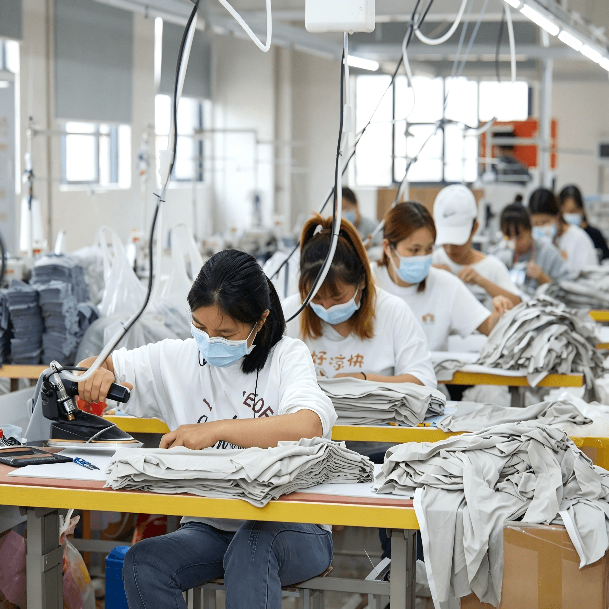 men's underwear sewing line at Pashiongarment underwear factory