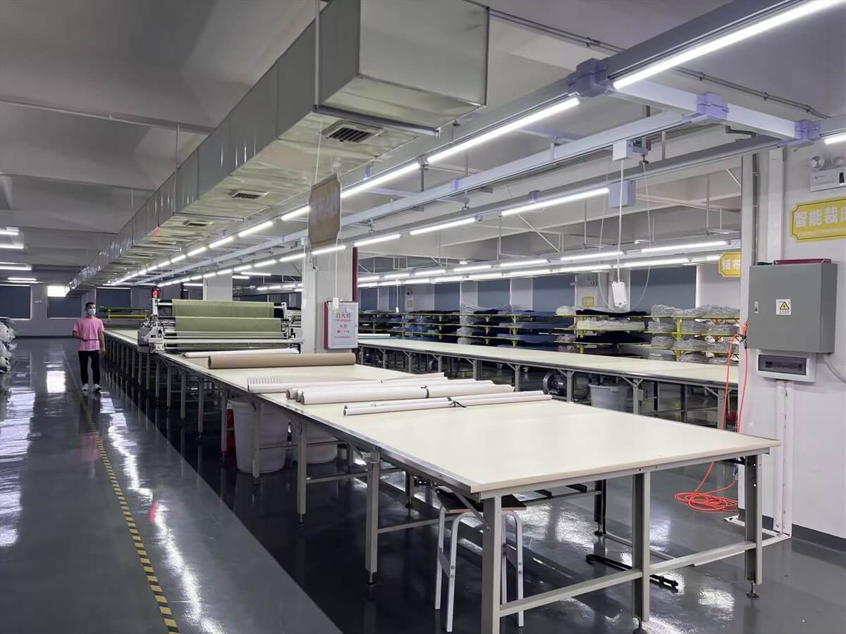 Underwear Factory Cutting Area at Pashiongarment underwear factory